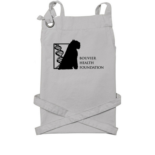 Bouvier Health Foundation, a Silver Cotton Canvas Pocket Apron
