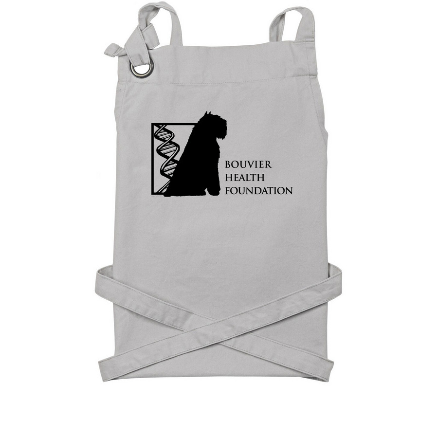 Bouvier Health Foundation, a Silver Cotton Canvas Pocket Apron