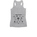 3 Run Rumble - Tank Tops, a Athletic Heather Women's Racerback (back-view)