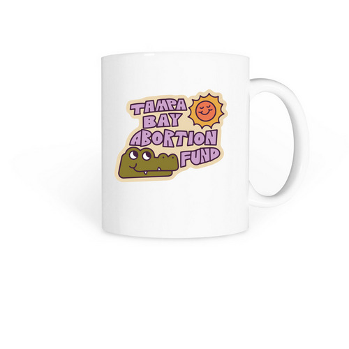 TBAF Half Gator, a White Coffee Mug