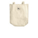 Fireweed Tote, a Natural Over-the-Shoulder Shopping Tote Bag (back-view)