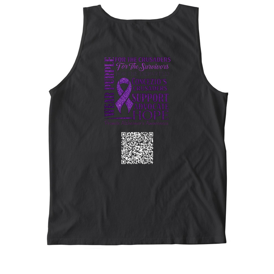 2026 Tank Tops, a Black Comfort Colors Tank Top (back-view)