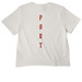 We Bet On Losing Dogs, a Vintage White Women's Heavyweight Tee (back-view)