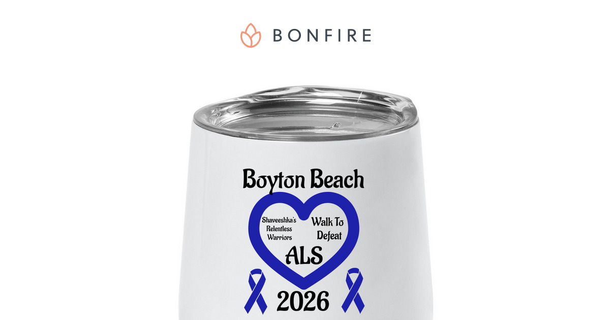 Walk to Defeat ALS: Wine Tumbler | Bonfire