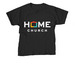 Home Church Logo Merch, a Black Youth Unisex Tee