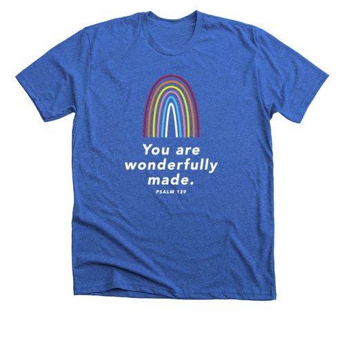 Epiphany PRIDE shirt., a Heather True Royal Premium Unisex Tee