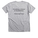 Support Research for USP7-Related Diseases, a Athletic Heather Premium V-Neck Tee (back-view)