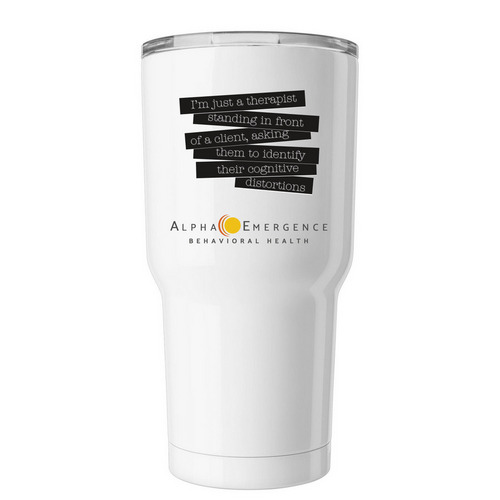 Tumbler, a White Insulated Tumbler