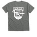 T-Shirts White Logos, a Deep Heather Premium V-Neck Tee (back-view)