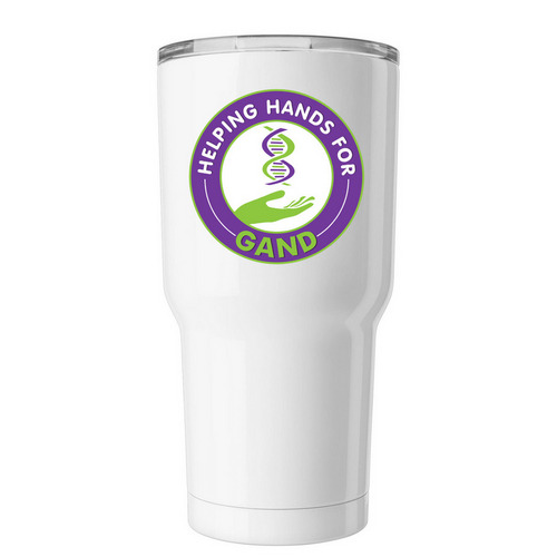 Cheers On-the-Go!, a White Insulated Tumbler