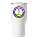 Cheers On-the-Go!, a White Insulated Tumbler