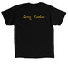 The G.U.Y. Foundation Gold Logo Tee & Hoodie, a Black Classic Unisex Tee (back-view)