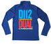 D112 LenguajeDual Language Performance Active, a True Royal Youth Performance Quarter Zip Pullover (back-view)