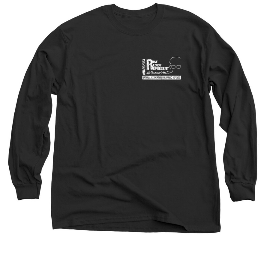 2023 National Conference Shirt - Gideon at 60, a Black Classic Long Sleeve Tee