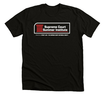 Supreme Court Summer Institute Tees, a Solid Black Blend Premium Unisex Tee