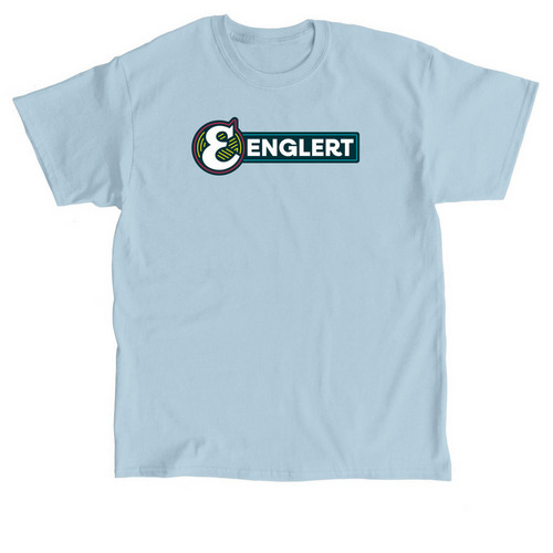 Englert Logo Shirt, a Light Blue Classic Unisex Tee