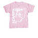 KODA CAMP OHIO 2026, a Light Pink Youth Unisex Tee