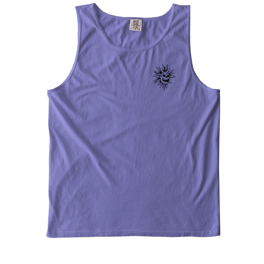 Death Disco Tank, a Violet Comfort Colors Tank Top