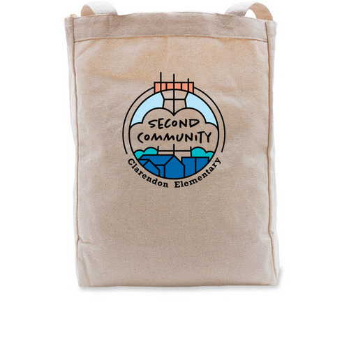 Second Community Neighborhood Totes, a Natural Recycled Cotton Tote Bag