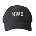 Men Who Believe Hat, a Black Printed Pigment Dye Baseball Cap