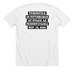 Turnstile At Stage AE In Pittsburgh T-Shirt, a Solid White Blend Premium Unisex Tee (back-view)
