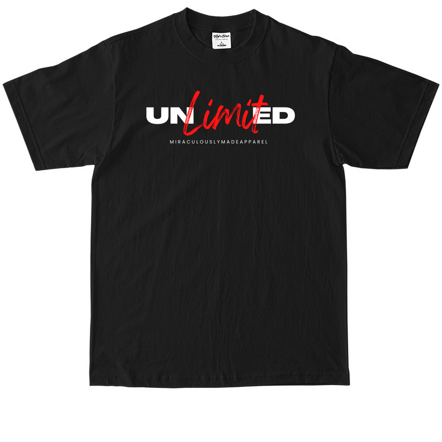 UNLIMITED, a Black Max Heavyweight Tee