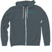 Natel FishSafe Zip Up Hoodies, a Heather Slate Zip Up Hoodie