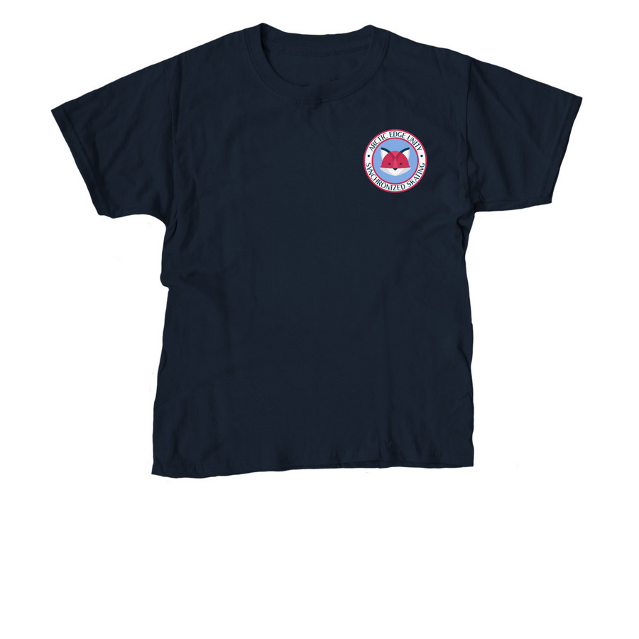 Youth Classic Unisex Tee, a Navy Youth Unisex Tee