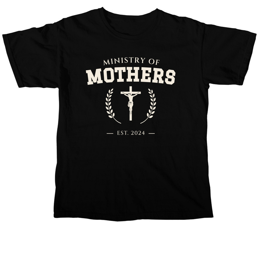 Ministry of Mothers, a Black Comfort Colors Unisex Tee