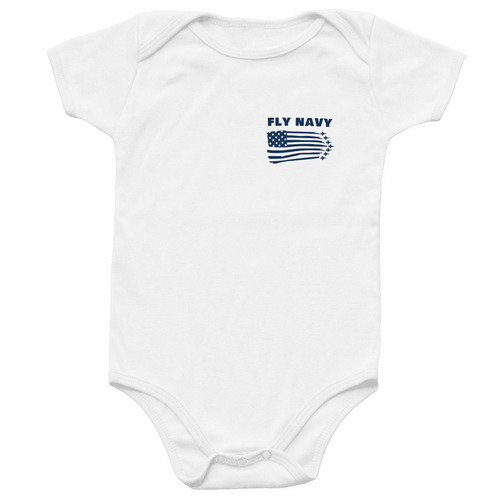 F/A-18&nbsp;Fly Navy Baby, a White Infant Onesie