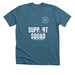 Support Squad Tee, a Heather Deep Teal Premium Unisex Tee