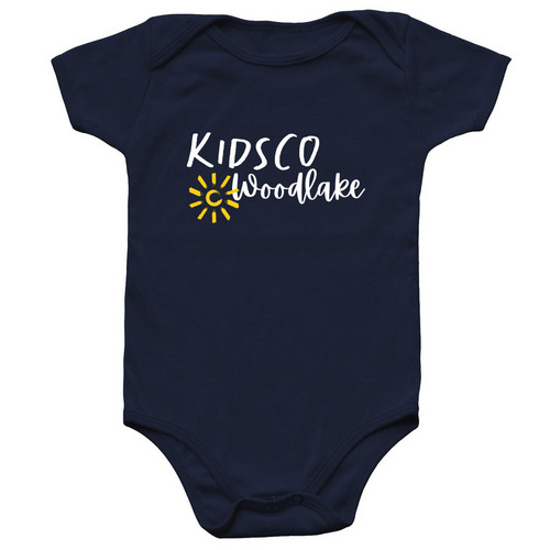 Onesie KidsCo Woodlake, a Navy Infant Onesie