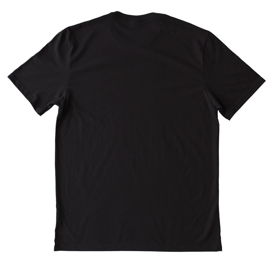 Together for Hope Appalachia, a Deep Black Allmade Heavyweight Recycled Cotton Tee (back-view)