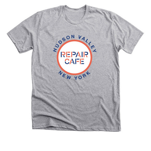 Repair Cafe Hudson Valley Logo Gear, a Athletic Heather Premium Unisex Tee