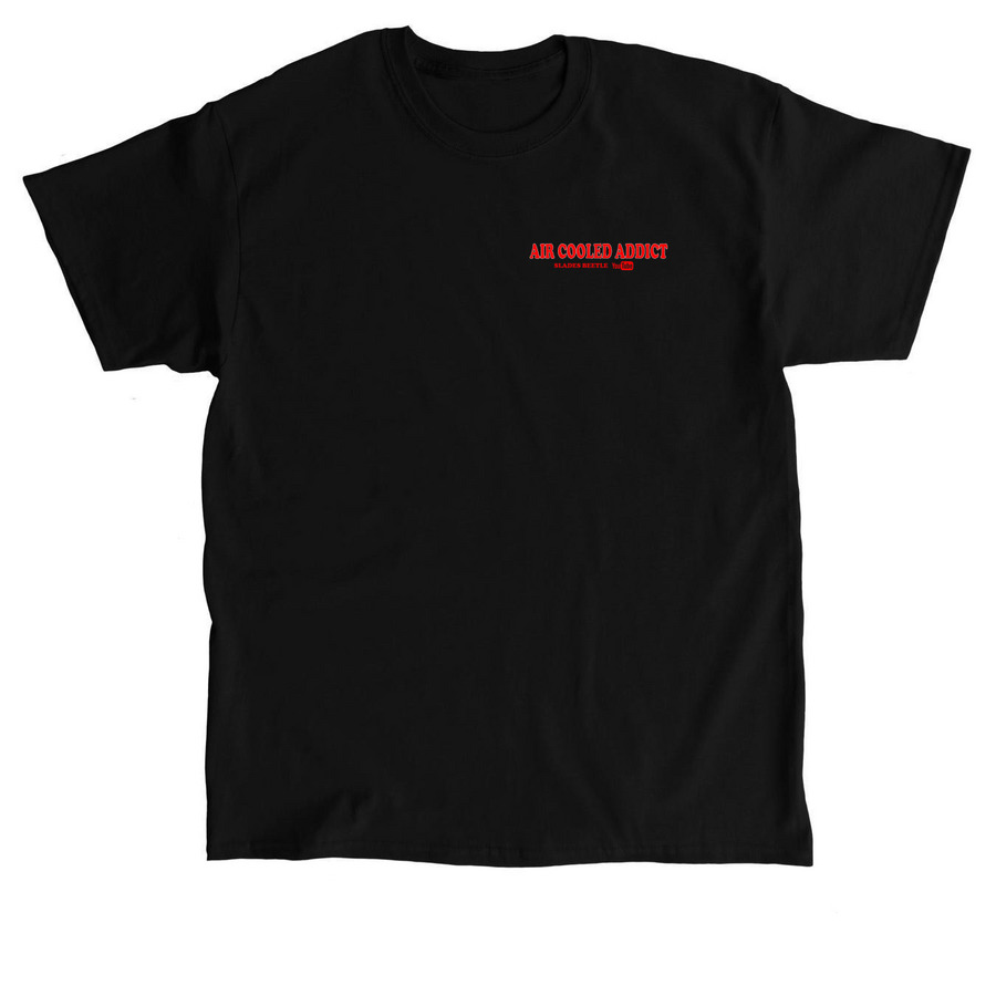 Men's Air Cooled Addict Shirts, a Black Classic Unisex Tee