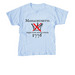 No Kings!, a Light Blue Youth Unisex Tee