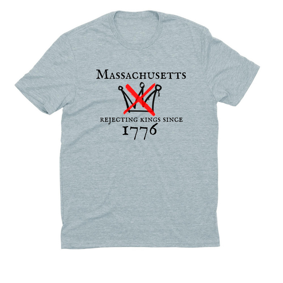 No Kings!, a I Like You Blue Allmade Eco Triblend Unisex Tee