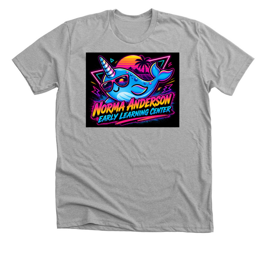 80's Norma Anderson, a Athletic Heather Premium Unisex Tee