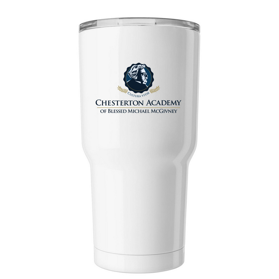 CABMM Travel Mug, a White Insulated Tumbler