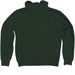 Simple Abbott Falcon, a Heather Forest Zip Up Hoodie (back-view)