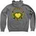 Lightweight Zip-up, a Deep Heather Zip Up Hoodie (back-view)
