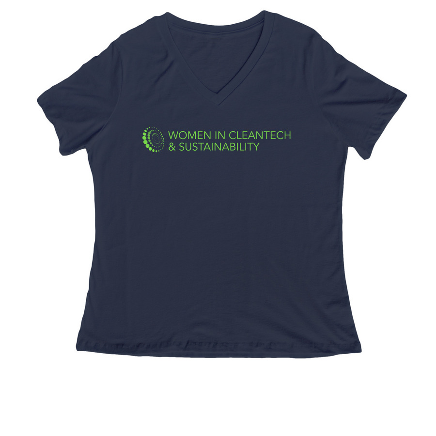 Women's Relaxed V-Neck Tee, a Navy Women's Relaxed V-Neck Tee