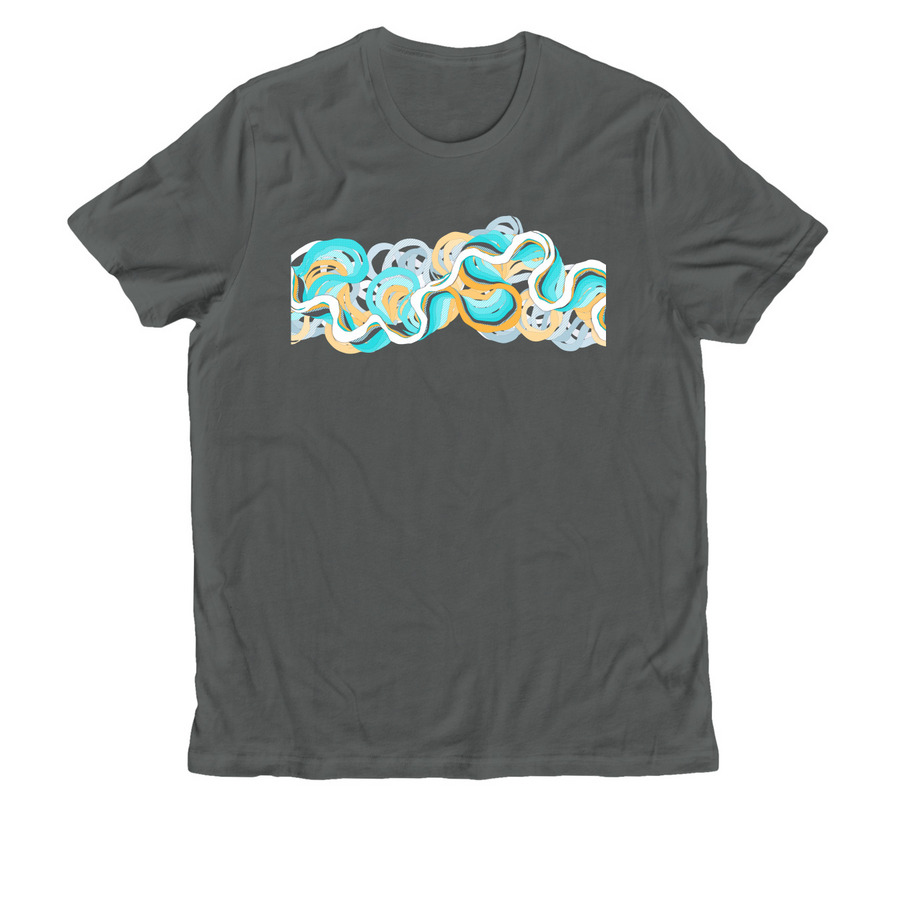 Fictional River Ts, a Terrain Grey Allmade Organic Cotton Unisex Tee