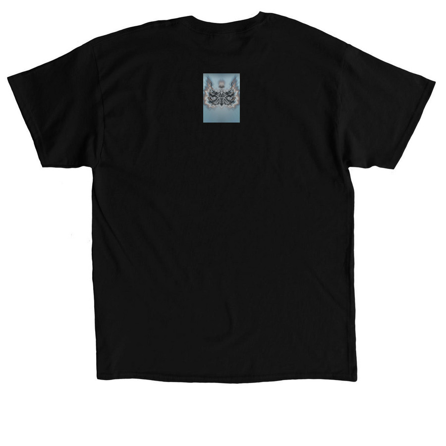 Bateria 2.0, a Black Classic Unisex Tee (back-view)