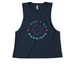 I Don?t Do Mornings, a Rebel Blue Allmade Eco Triblend Women?s Muscle Tank