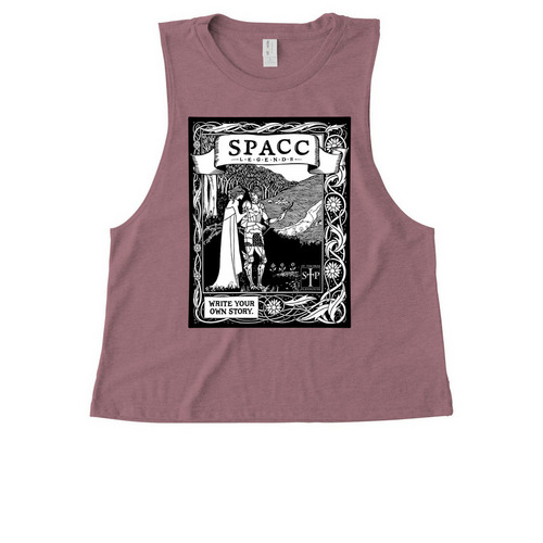 Women's Muscle Tank, a Vintage Rose Allmade Eco Triblend Women?s Muscle Tank