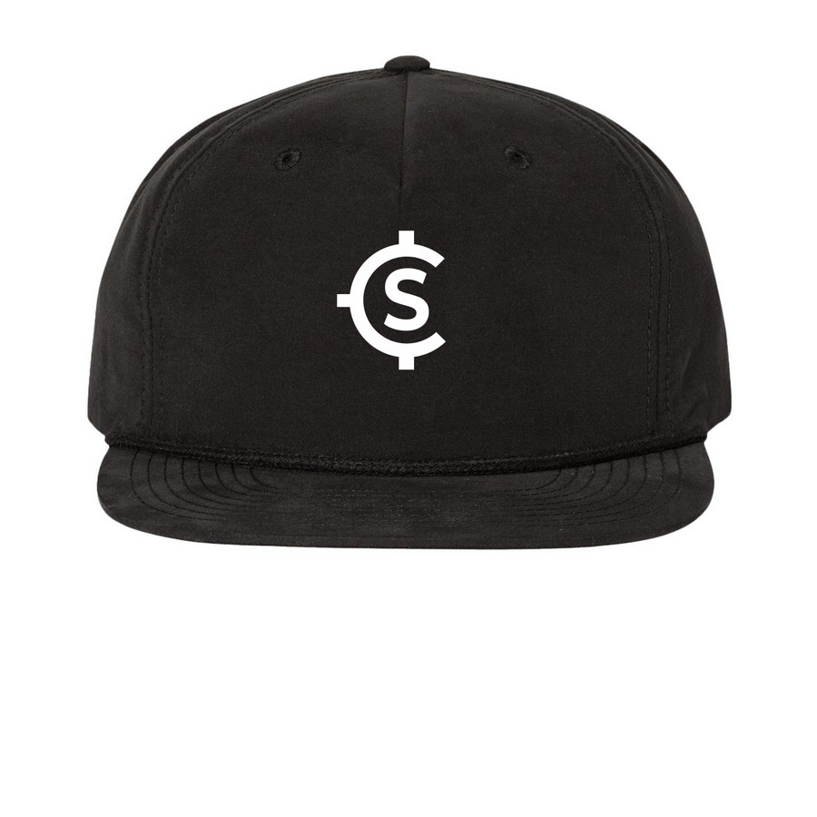 SCBC Hat, a Black Printed Umpqua Snapback Cap