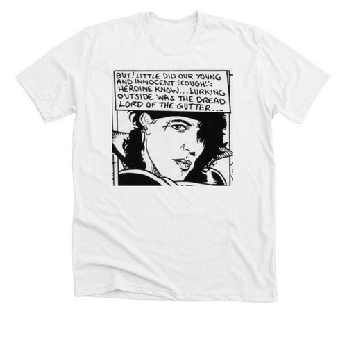 STEPHEN PEARCY of RATT ?Lord Gutter? Tee&nbsp;, a Solid White Blend Premium Unisex Tee