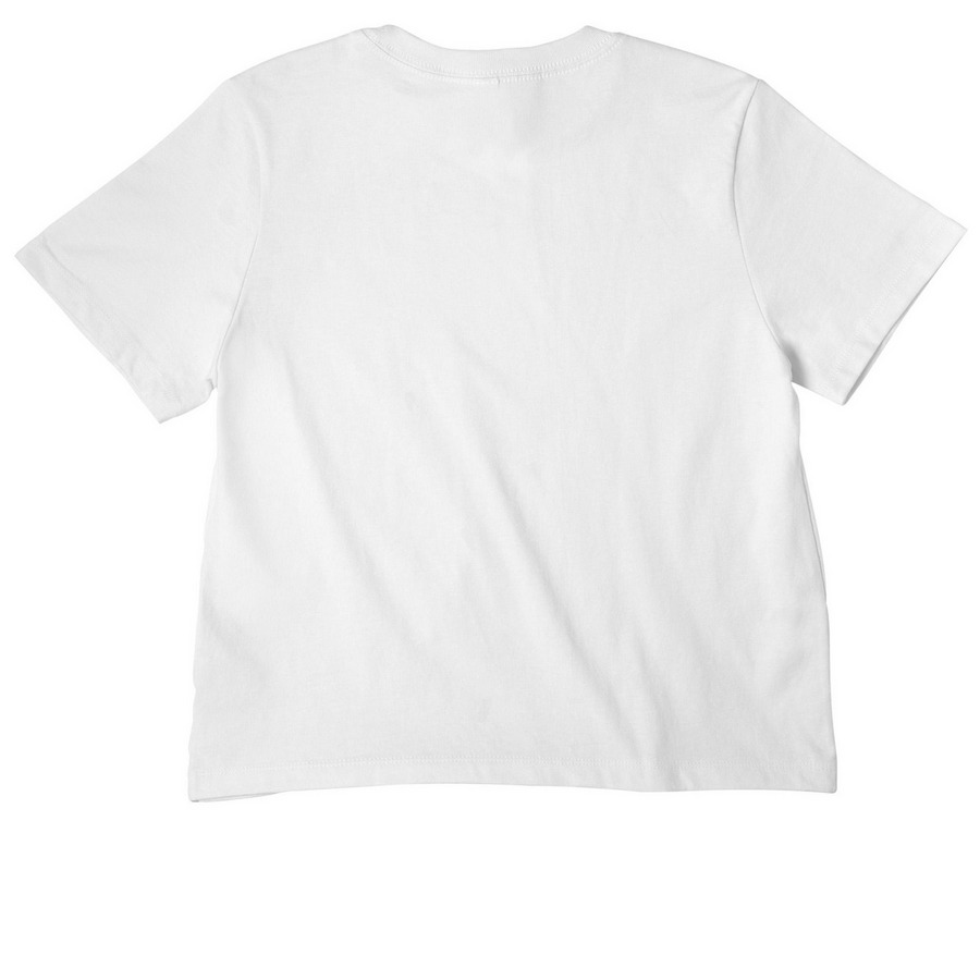 Feral Summer, a White Women's Heavyweight Tee (back-view)