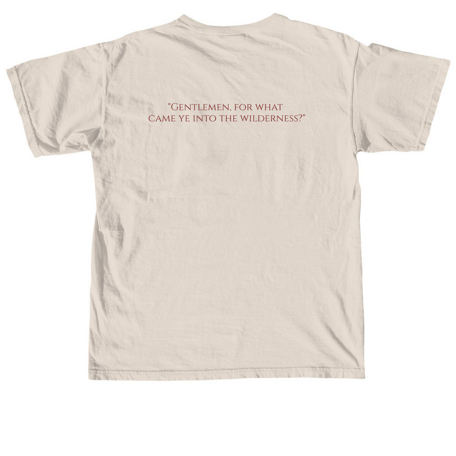DS Logo (Light Colors), a Ivory Comfort Colors Unisex Tee (back-view)